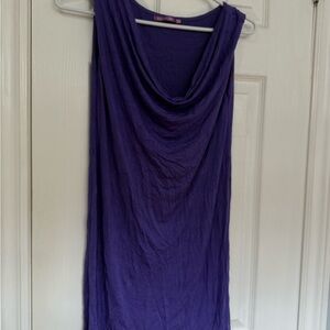 Smart Set Purple Cowl Neck Mini Dress